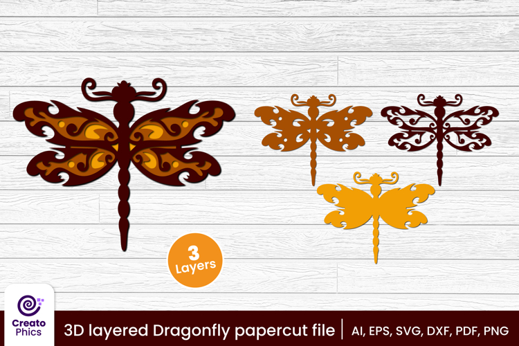 Dragonfly Clipart Image 9