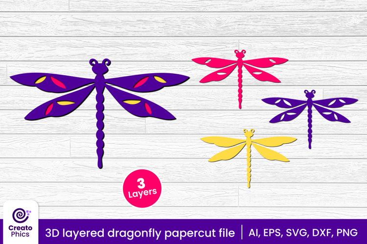Dragonfly Clipart Image 8
