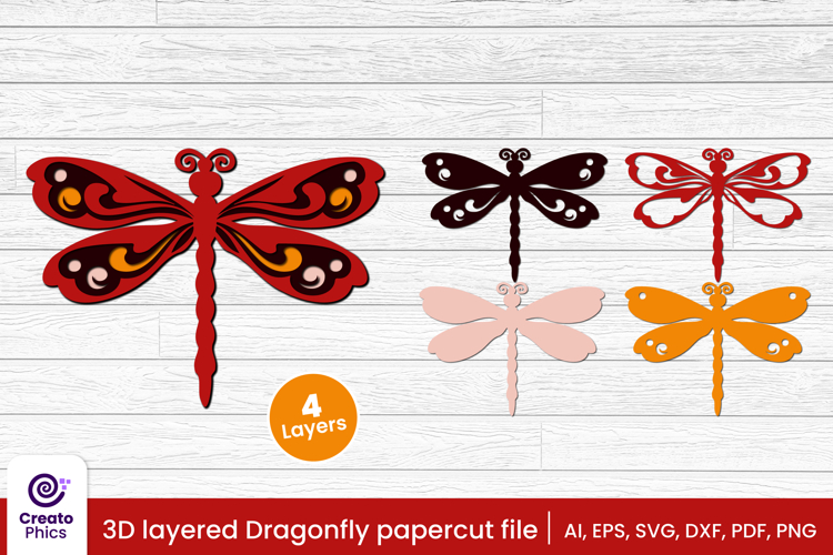 Dragonfly Clipart Image 8