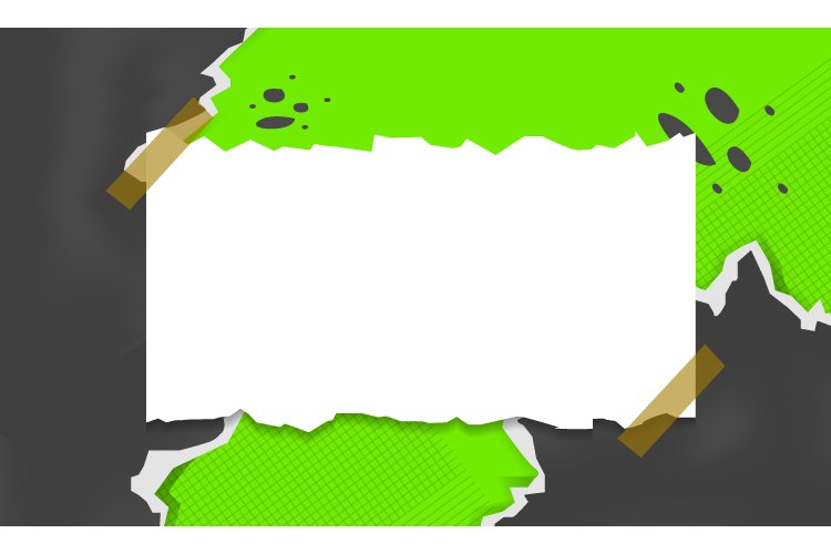 Paper note on art torn ripped paper background example image 1