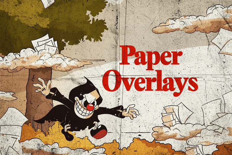 Paper Texture Overlay Image 11