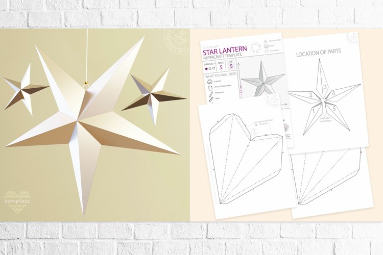 5 Lanterne Stella Di Carta Nere Da Appendere - Decorazioni Per Matrimoni, Compleanni, Baby Shower E Natale (3x25 Cm, 2x40 Cm)