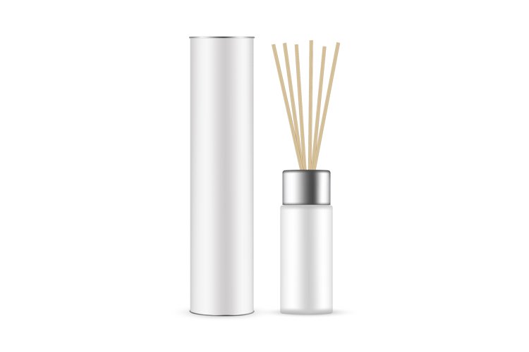 Fragrance Diffuser Bottle With Aroma Sticks and Paper Tube
