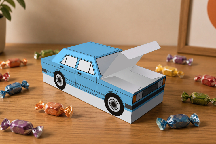Car favour - 3d papercraft