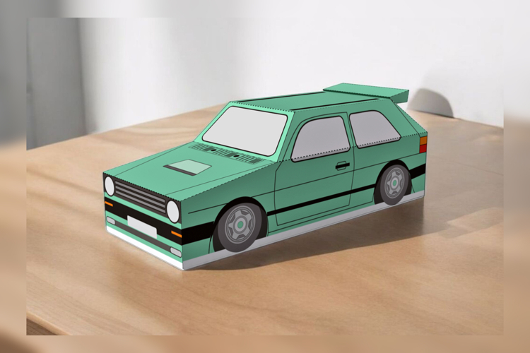 Car favor - 3d papercraft