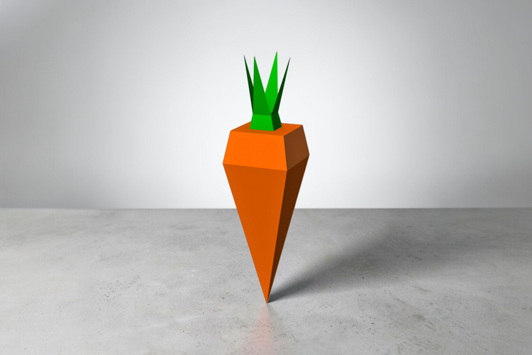 Carrot favor - 3d papercraft