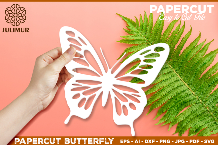 Silhouette Butterfly Svg Image 22