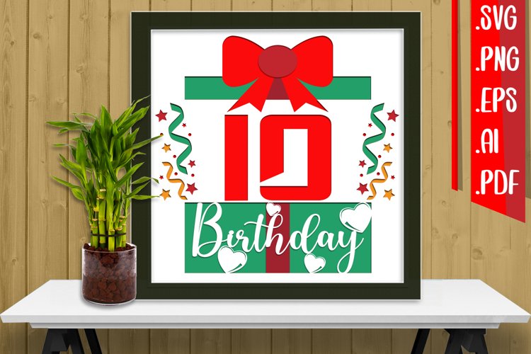 10th Birthday SVGs Image 14