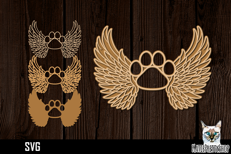 Angel Wings With Heart Svg Image 8
