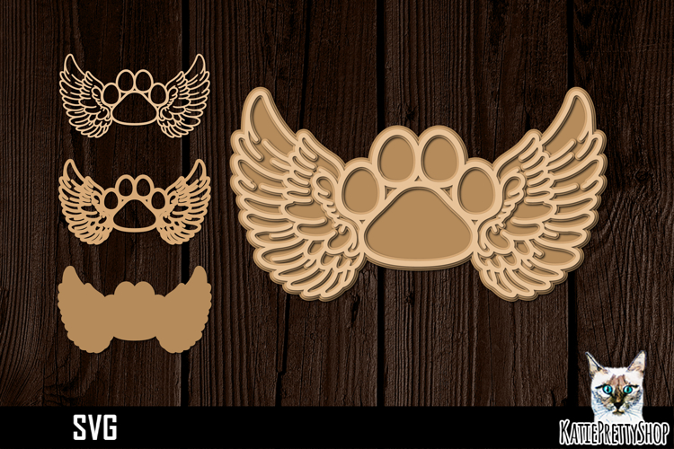 Angel Wings With Heart Svg Image 7