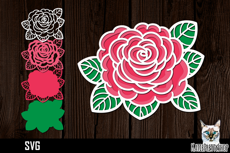 Layered Flower Svg Image 16