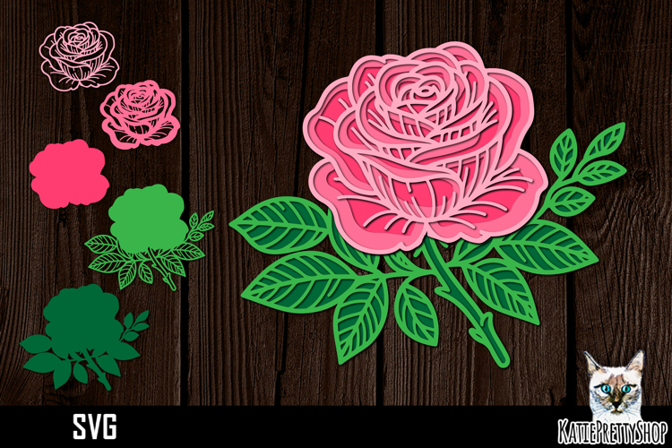 Layered Flower Svg Image 15