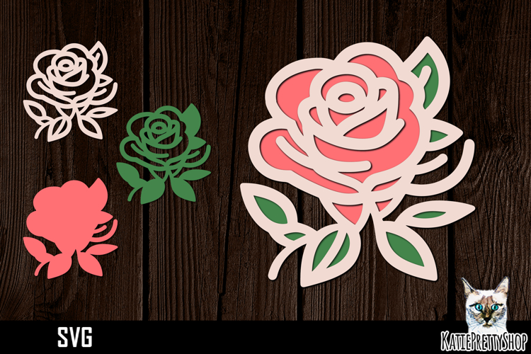 Layered Flower Svg Image 14
