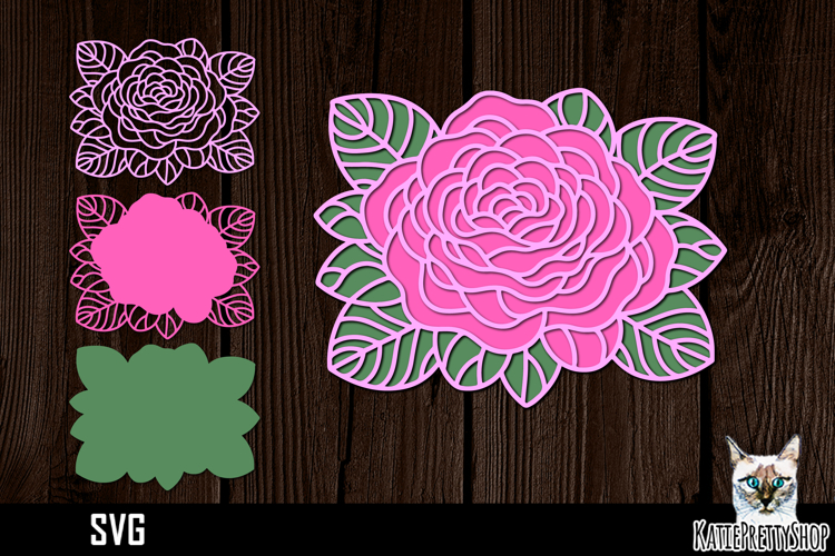 Layered Flower Svg Image 13