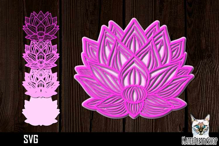 Layered Flower Svg Image 10