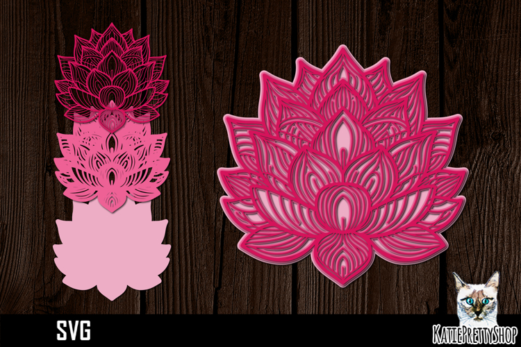 Layered Flower Svg Image 8
