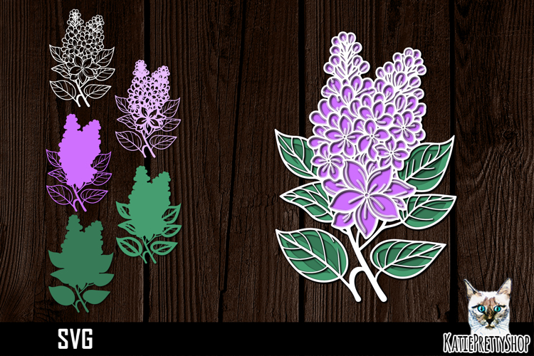 Layered Flower Svg Image 20