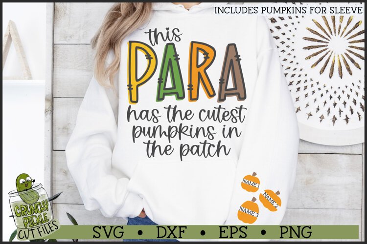 Para Pumpkin Patch SVG File example image 1