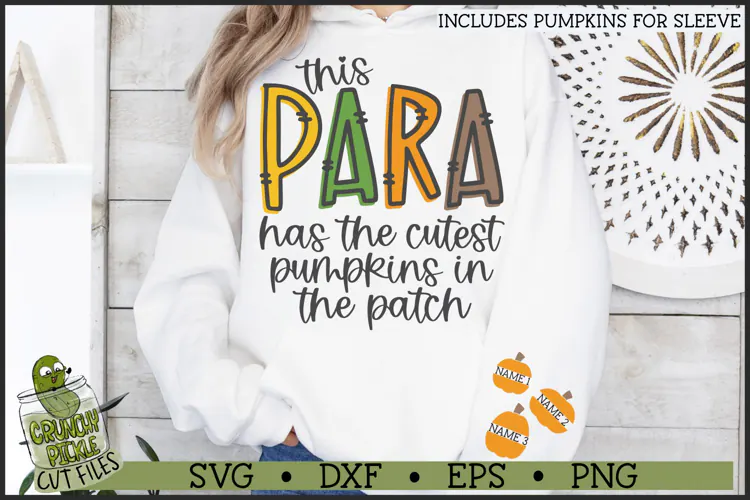 Para Pumpkin Patch SVG File