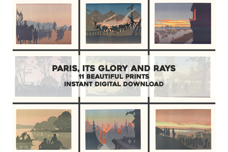 Paris, Its Glory and Rays Restored 1920s Image Bundle