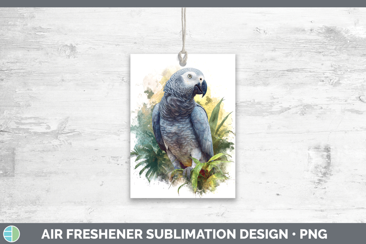 African Grey Parrot Parrot Botanicals Air Freshener Sublimat