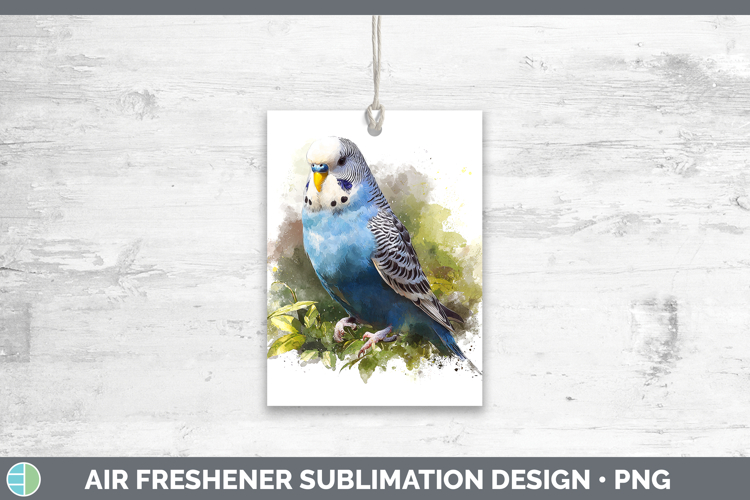 Budgerigar Parakeet Parrot Botanicals Air Freshener Sublimat