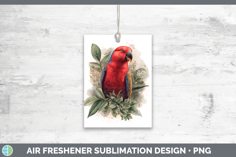 Eclectus Parrot Parrot Botanicals Air Freshener Sublimation