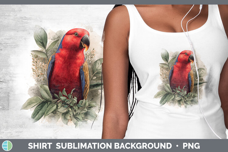 GorgeousParrot Botanicals Shirt design.