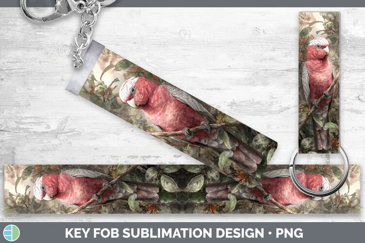 GorgeousParrot Botanicals Key Fob design.