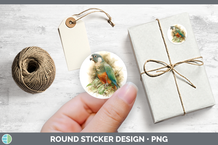 Meyers Parrot Parrot Botanicals Stickers Design