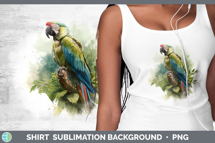 GorgeousParrot Botanicals Shirt design.