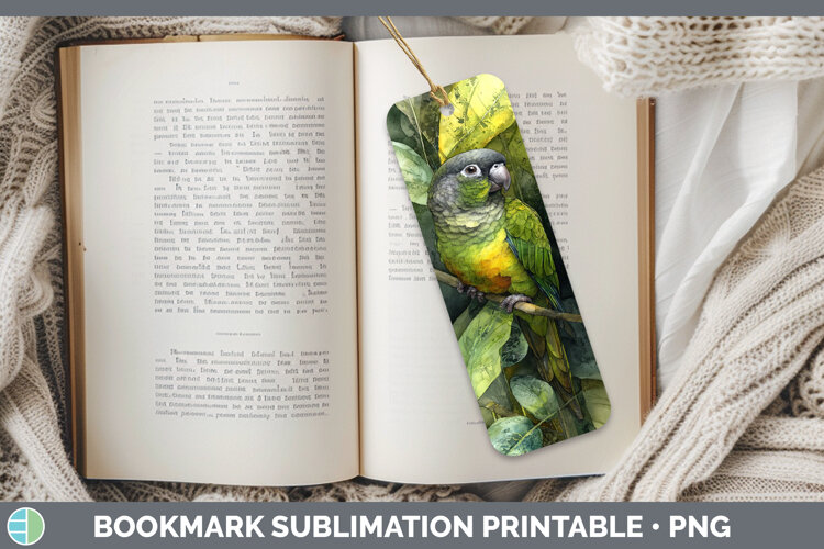 GorgeousParrot Botanicals Bookmark design.