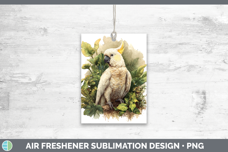 Sulphur-Crested Cockatoo Parrot Botanicals Air Freshener Sub
