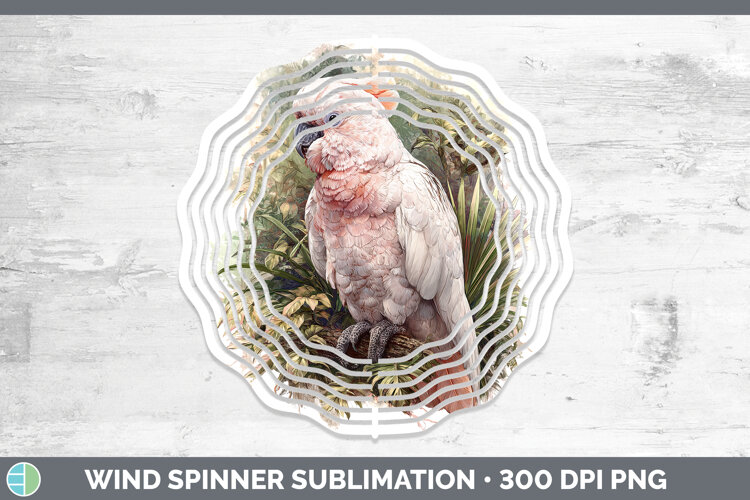 GorgeousParrot Botanicals Wind Spinner design.