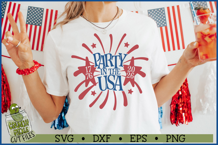 Party In The USA 250 SVG File