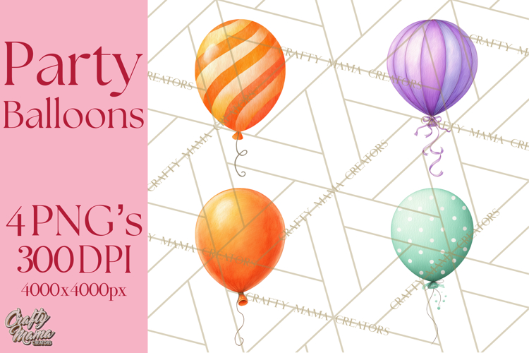 Birthday Balloon Clipart Image 2