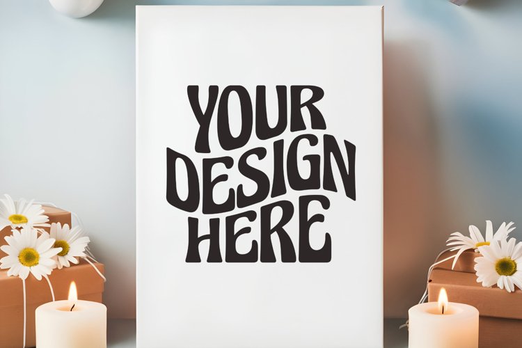 Party Card Mockup 5x7, Card Mockups Party Invitations