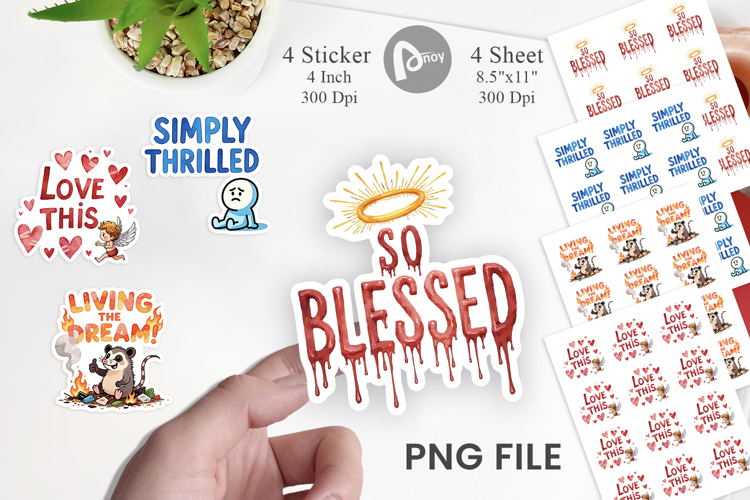 Pastel Snark Sticker