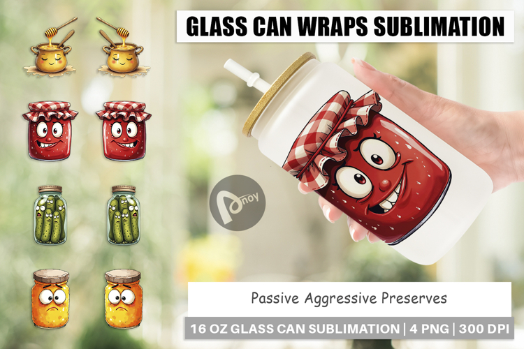 Aggressive Preserves Glass Can