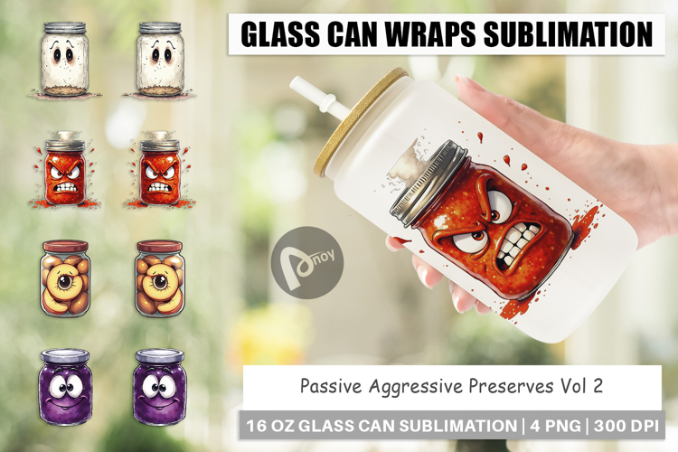 Aggressive Preserves Glass Can