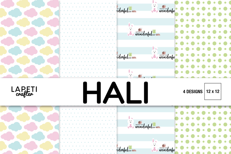 Pastel Baby Digital Papers for Scrapbooking and Albums