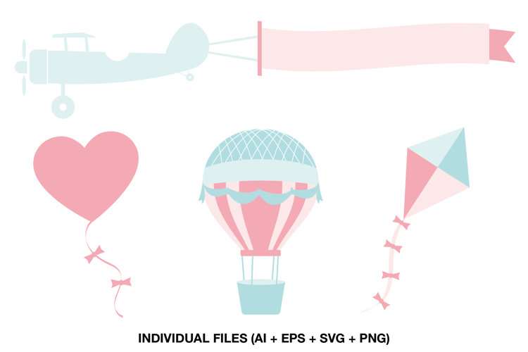 Pastel Baby Shower Clipart for Welcome Baby Decorations