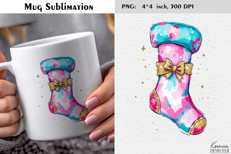 Pastel Cozy Christmas Gift|Merry Christmas Mug Sublima