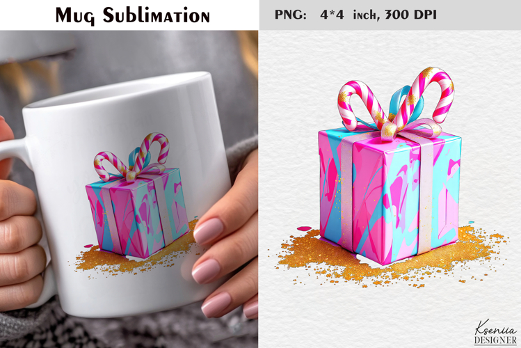 Pastel Cozy Christmas Gift|Merry Christmas Mug Sublima