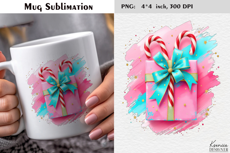 Pastel Cozy Christmas Gift|Merry Christmas Mug Sublima