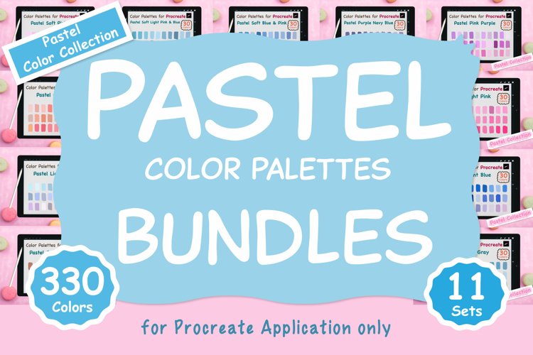 Procreate Color Set Bundles- Pastel