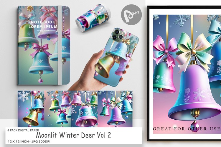 Christmas Bells Clipart Image 4