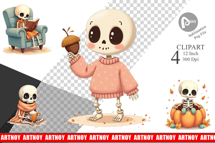 Skeletons Clipart