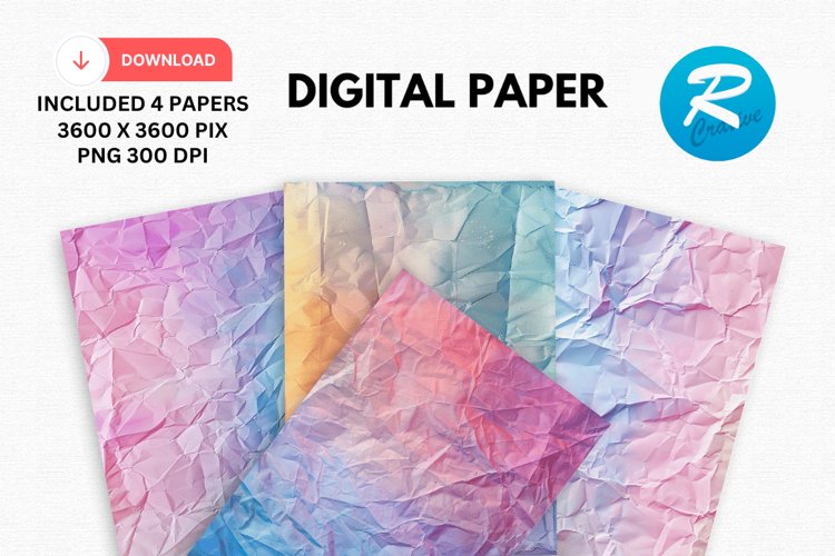 Pastel Digital Paper, Pastel Background example image 1