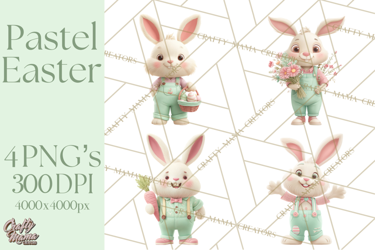 Easter Bunny Clipart Image 14